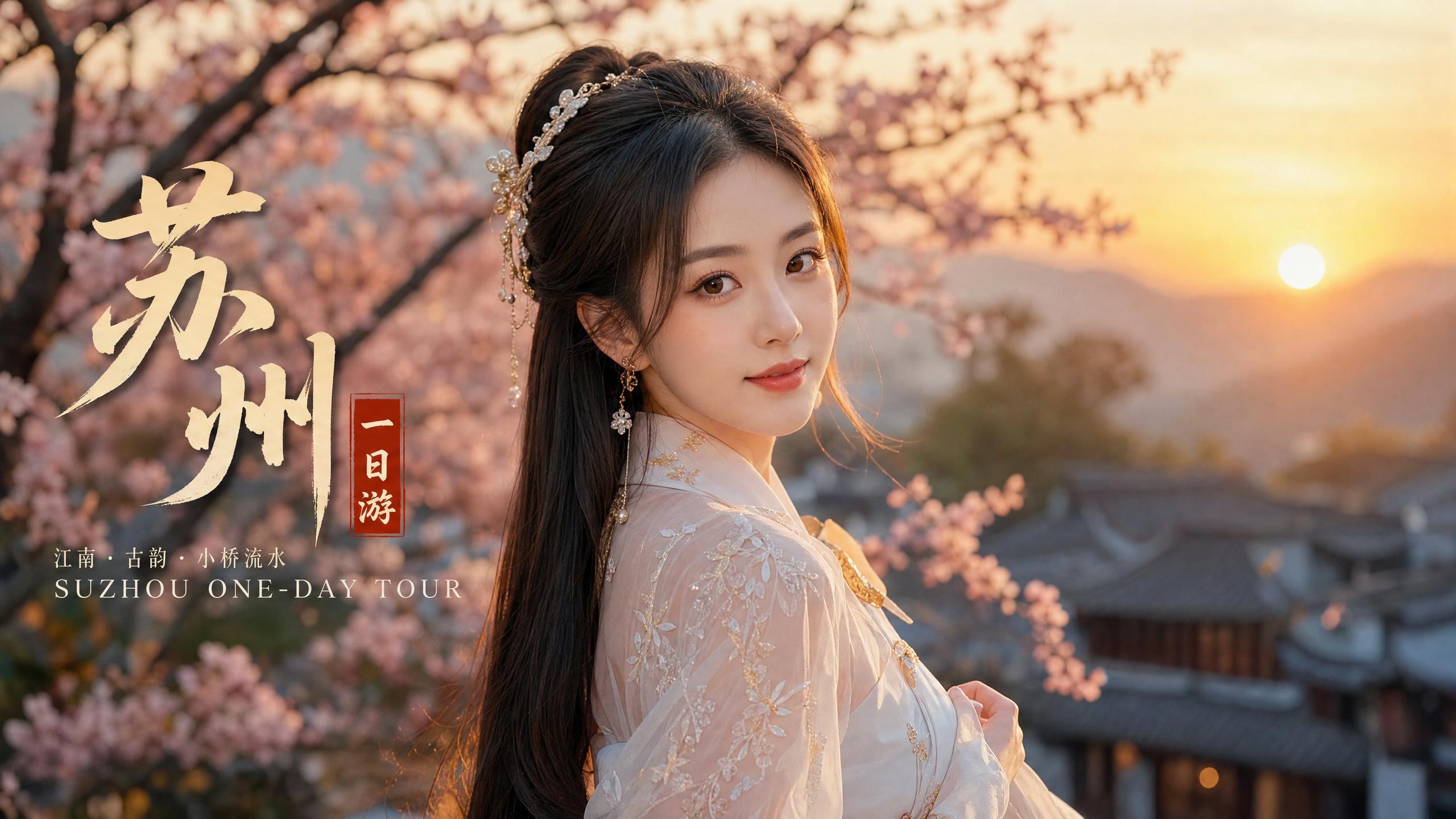 海角视频-海角视频视频演示：江南春日写真·汉服与樱花的邂逅